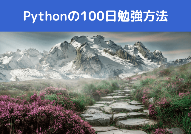 Python入門者のための100日勉強方法